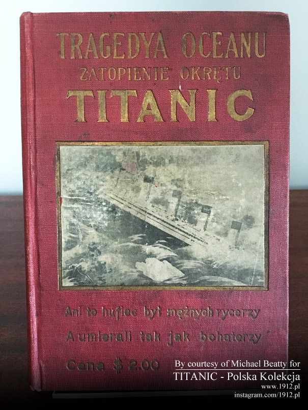 Polska książka o Titanicu z 1912 roku