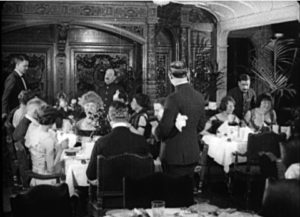 RMS Olympic - salon jadalny siostrzanego statku Titanica