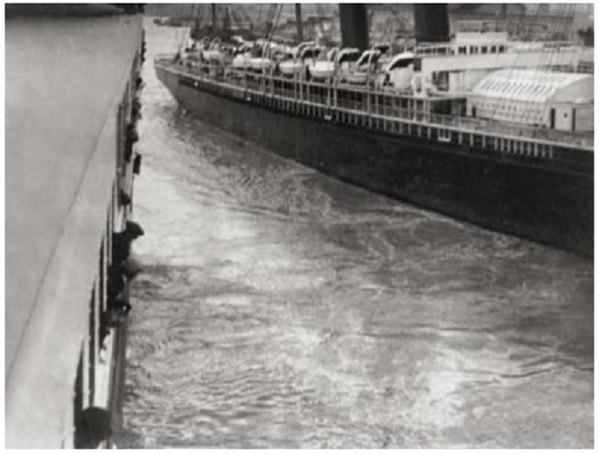 Titanic - incydent widziany z pokładu