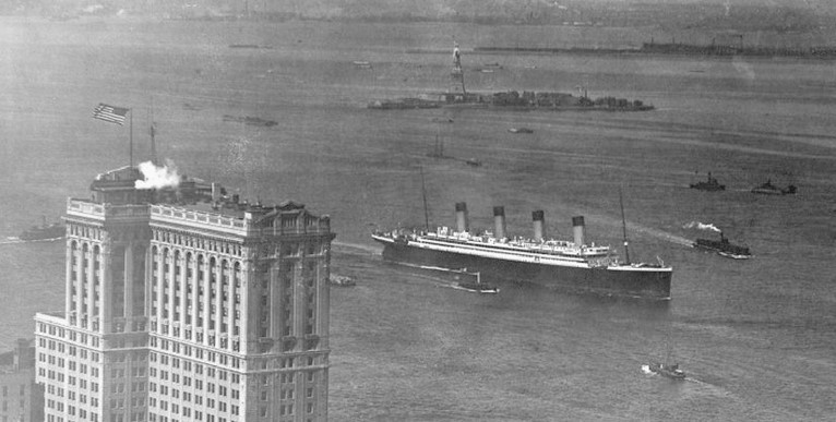 RMS Olympic w Nowym Jorku
