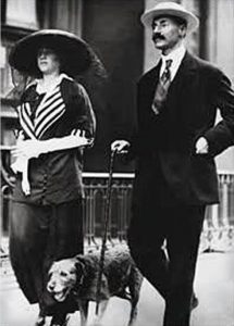 J.J.Astor z żoną Madeleine i psem Kitty