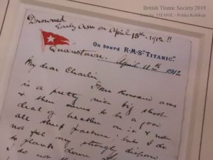 List napisany na Titanicu - na konwencji BTS 2019