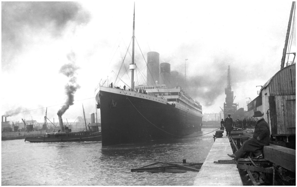 Titanic opuszcza dok, 10.04.1912